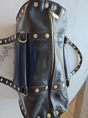 Hammitt Black Leather Duffle Or Diaper Bag. Excellent Condition. Rare Bag. - Image 1 of 4
