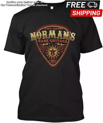 Nueva Camisa Popular de Guitarras Norman's Raras, Equipo de Música Americana De Colección Foto 1 de 4