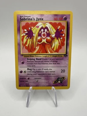 Sabrina's Jynx 57/132 Gym Challenge Unlimited Uncommon Pokémon TCG HP - Image 1 of 4