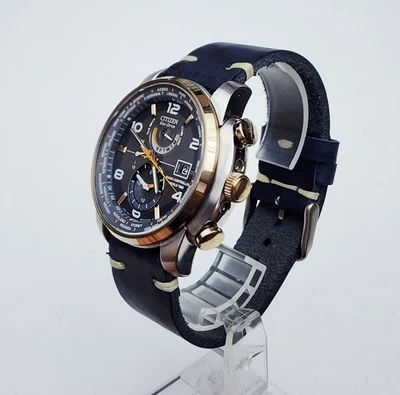 Reloj Hombre ALARMA SOLAR RADIOCONTROLADO CITIZEN H820-S087228. Temporizador Mundial Foto 1 de 4