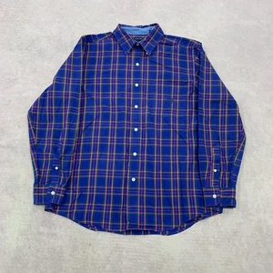 Vintage Chaps Shirt checked patterned long sleeve shirt Women's L (16-18) - Picture 1 of 6