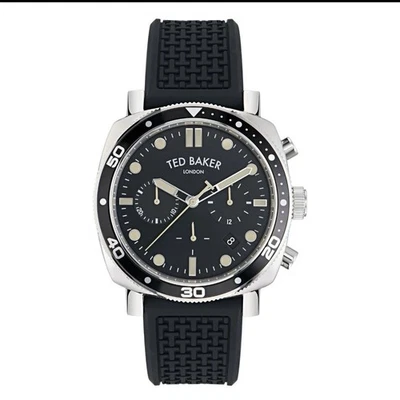Ted Baker Gents Black Silicone Strap Watch (Model: BKPCNF3029I) - Image 1 of 4