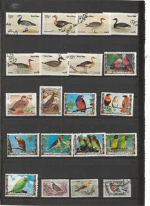 297 / WELT KONVOLUT 20 BRIEFMARKEN GESTEMPELT DIE VÖGEL - Bild 1 von 1