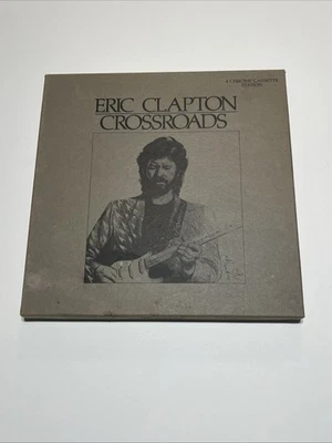 ERIC CLAPTON Crossroads 4 Chrome Cassette Edition 1988 in Box with Book TESTED - Imagem 1 de 4