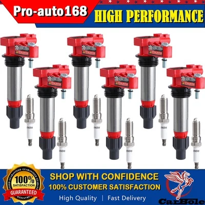 6x Ignition Coils+Spark Plugs for 2010-2015 Chevrolet Traverse Camaro 3.6L UF569 - Image 1 of 4