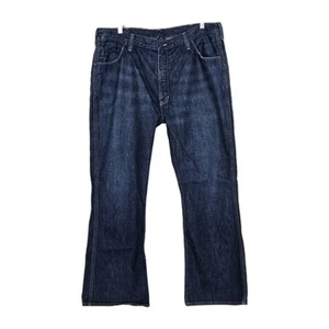 Polo Ralph Lauren Jeans Men 38x30 Blue Bootcut Straight kick Flare Cotton Preppy - Picture 1 of 18