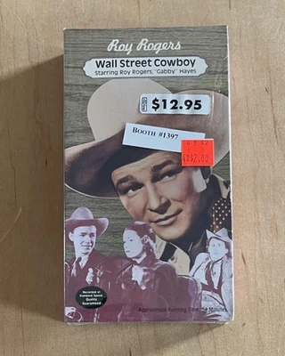 WALL STREET COWBOY (1939) Sealed VHS Roy Rogers Rancher Vigilante Western Action - Image 1 of 4