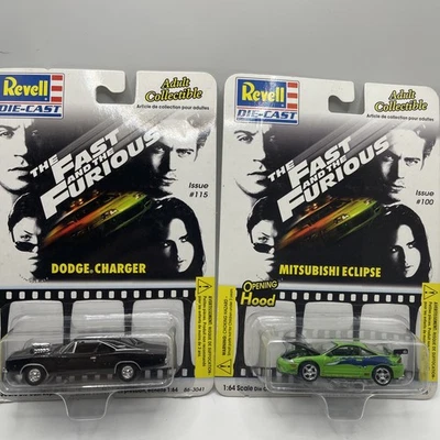 Revell Die-Cast Mitsubishi Eclipse The Fast and the Furious Issue #100 1:64 Plus - Image 1 of 4