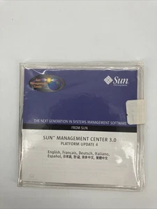 SUN MICROSYSTEMS SUN MANAGEMENT SYSTEM CENTER 3.0 PLATAFORMA ACTUALIZACIÓN 4 (sin abrir) - Imagen 1 de 3