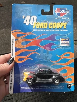 2003 Car Quest Limited Edition '40 Ford Coupe Black Die-cast 1:64 Sealed New HW3 - Image 1 of 4