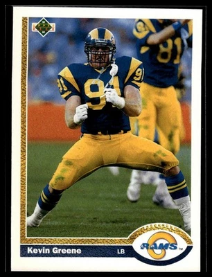 1991 Upper Deck #162 Kevin Greene - Image 1 of 2