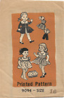 Vintage Mail Order Pattern  to Make Clothes for 16" Doll - 1957 - Not Copy