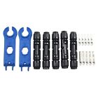 Solar Panel Cable Connectors Kit Male Female Connectors with Tool Spanner