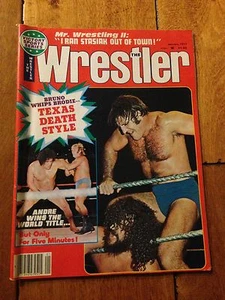 1977 THE WRESTLER ANDRE THE GIANT BRUNO BRODIE MR. WRESTLING MAGAZINE - Picture 1 of 1