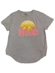 Disney Junior Womens Gray Winnie the Pooh Bear Mood Tee Shirt T-shirt - Picture 1 of 1