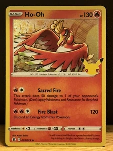 Ho-Oh - 001/025 - Holo Rare - Celebrations - POKEMON - Near Mint/Mint - Picture 1 of 1