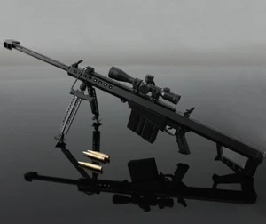 Airsoft Desktop Barrett Sniper Rifle Gun Model Collectible With Moving Parts - Afbeelding 1 van 10