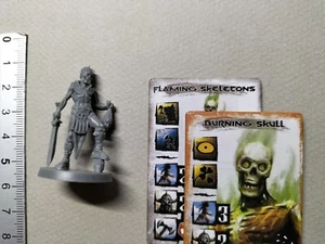 FLAMING SKELETON/MINIATURE+TILES ENGLISH/CONAN RED NAILS /MONOLITH G486 - Imagen 1 de 1