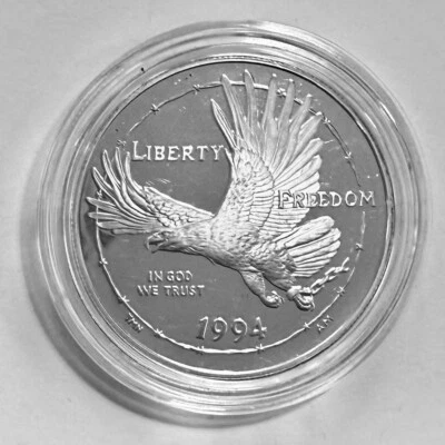 USA 1994 Prisoner of War Museum Silver Dollar Proof Coin - Image 1 of 2