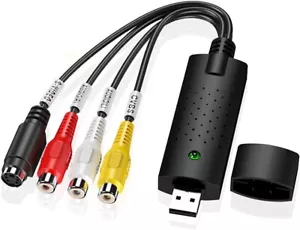 Jsdoin Convertitore Da VHS A Digital, Scheda Di Acquisizione Video Hi8 VHS A DVD - Foto 1 di 11