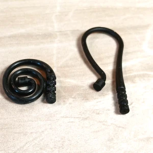 LEGO Rope BLACK Whip Coiled Cowboy Assorted Variety Fishing Pole Elaborate Handl - Picture 1 of 1