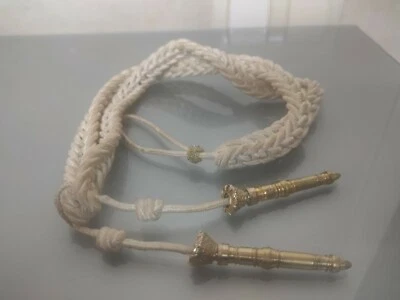 ANTIGUO CORDÓN MILITAR EJERCITO ESPAÑOL ACADEMIA GENERAL BÁSICA - Imagen 1 de 2