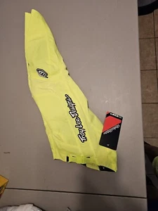 Troy Lee Designs GP Air Pant Mono Flo Yellow Youth Size 20 - Picture 1 of 10