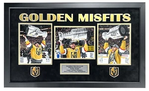 Marchessault Karlsson Smith Signed Framed Vegas Golden Knights Misfits 8x10 COA - Picture 1 of 14