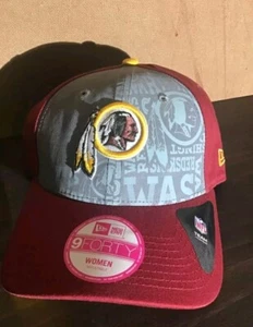 Womens Washington Hat NFL New Era Draft Adjustable Redskins Cap - Picture 1 of 7