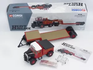 CORGI 16901 Heavy Haulage HALLET SILBERMANN Scammell Highwayman/Low Loader 1:50 - Picture 1 of 11