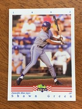 1992 Classic Best #348- Shawn Green, Dunedin Blue Jays- Rookie - Mint- Free Ship