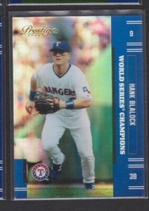 2005 PLAYOFF PRESTIGE WORLD SERIES CHAMPIONS PARALLEL #9 HANK BLALOCK SP 1/19