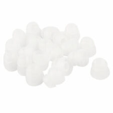 20 Pcs White Earbud Headphone In Ear Buds Tip Double Cover Replacement