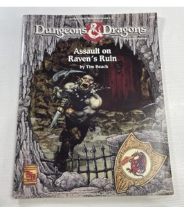 Assault on Raven’s Ruin 9350 D&D Dungeons & Dragons Module TSR 1992 - Picture 1 of 3