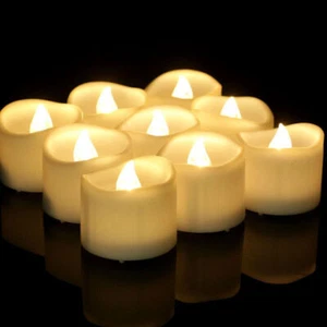 24 x LED candles outside with timer flickering candles flickering tea light gard - Picture 1 of 15