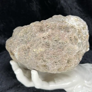 Red Unopened Geode 5-1/2" Crystal Rattler Quartz Uncut Large Break Your Own - Picture 1 of 6