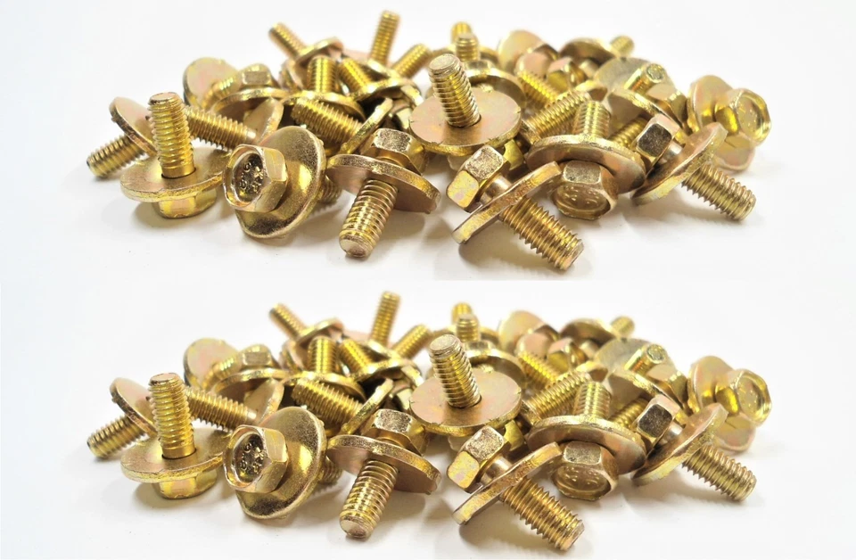 ¡40 TORNILLOS DE CUERPO PARA TOYOTA Y LEXUS! M.6-1.0 x 16MM 10MM HEXAGONAL PARA 4RUNNER RAV4 ETC Foto 1 de 4