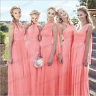 New Chiffon Formal Evening Bridesmaid Dresses Party Ball Prom Gown Dress 6-30