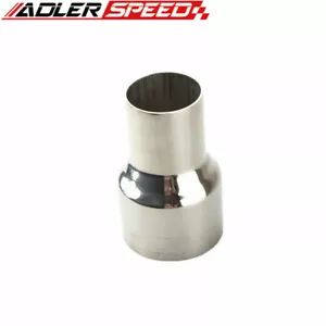 2 1/2" Inch OD To 3" Inch OD Reducer Connector Adapter Pipe Stainless Steel - Picture 1 of 5