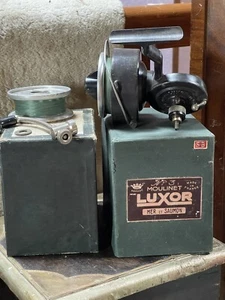 Moulinet ancien LUXOR N*3 Mer et Saumon dans sa boite + accessoires - Photo 1/10