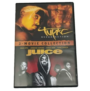 Tupac Resurrection 2003 / Juice 1992 (DVD, 2018, 2-Disc Set) Like New - Picture 1 of 8