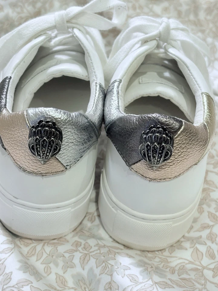 Tenis Kurt Geiger para mujer London Laney Eagle brillantes multi/blancos talla 6/37 Foto 1 de 4