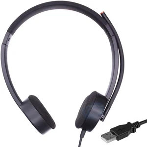 Lenovo Headphones 03X7157 USB Wired Plug And Play Video Call Refurbished - Picture 1 of 4