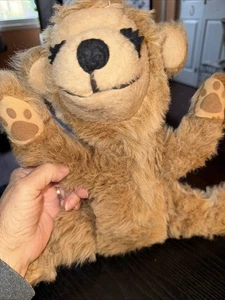 Vintage Knickerbocker Faultier Bär Tiere der Auszeichnung Plüschtier Stofftier - Bild 1 von 8