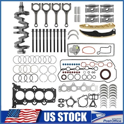 Kit completo de reconstrucción de 1,6 L para motor Hyundai Accent/Kia Rio GDI 2012-2019 Foto 1 de 4