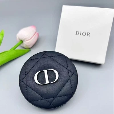 Dior Beauty Black silver Makeup Compact Mirror VIP Gift New in Box - Image 1 of 4