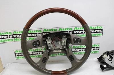 2003-2006 Cadillac Escalade GMC Yukon Woodgrain Steering Wheel OEM - Image 1 of 4