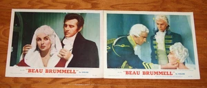 BEAU BRUMMELL Elizabeth Taylor - Stewart Granger - 1954 - Lote de 2 tarjetas de vestíbulo - Imagen 1 de 1