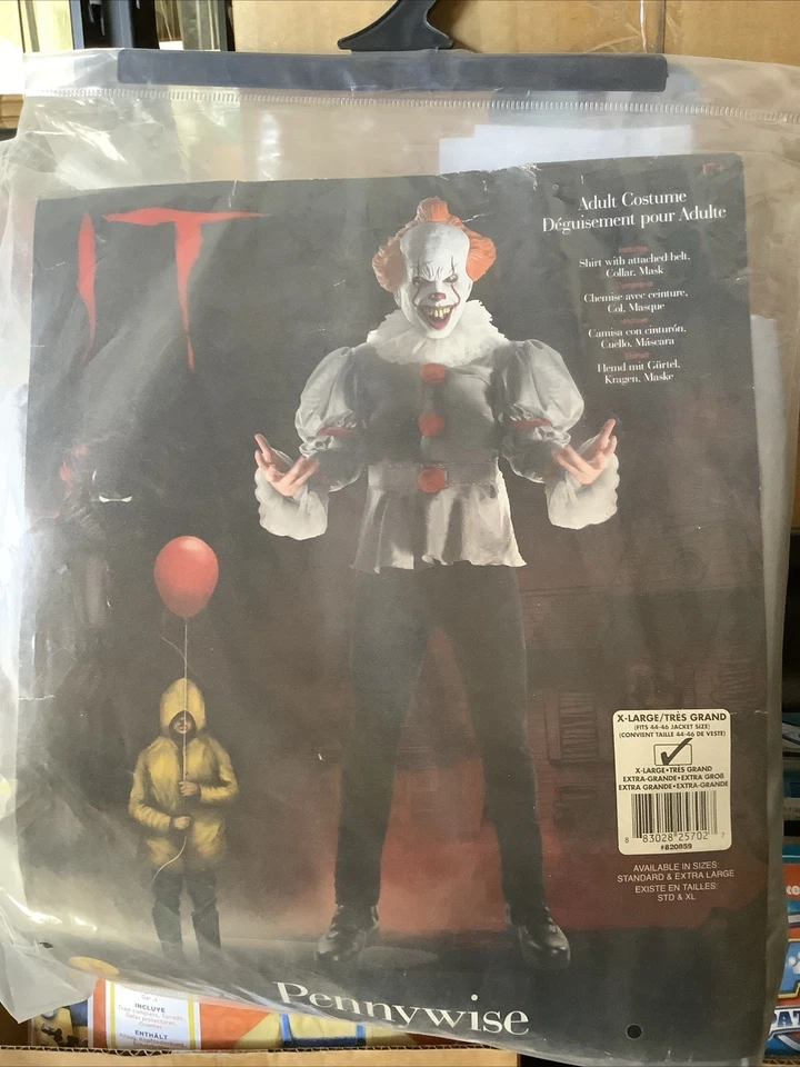 Disfraz Pennywise para hombre - X grande - blanco Foto 1 de 1