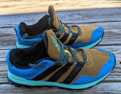 Zapato para correr Adidas Performance para hombre Slingshot TR M talla 8 azul naranja/verde Foto 1 de 4